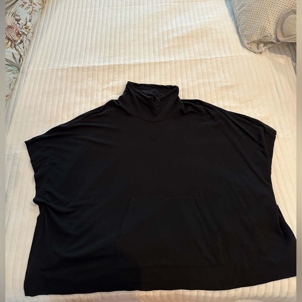 J. Jill Black Cowl Neck Sweatshirt